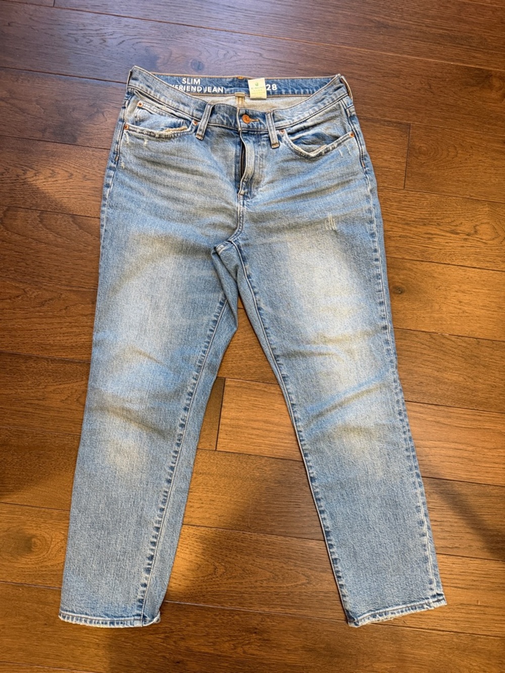 J. Crew Women's Distressed Slim Boyfriend Jeans Size 28 - C18-013